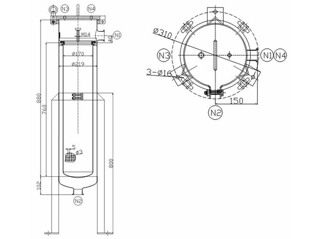 Side-entry Bag Filter