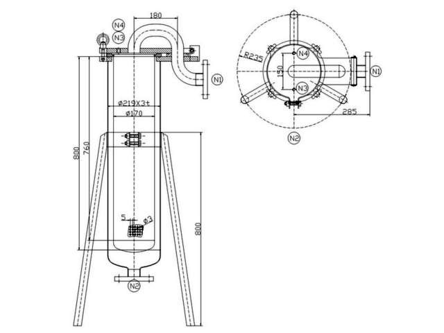 Top-entry Bag Filter